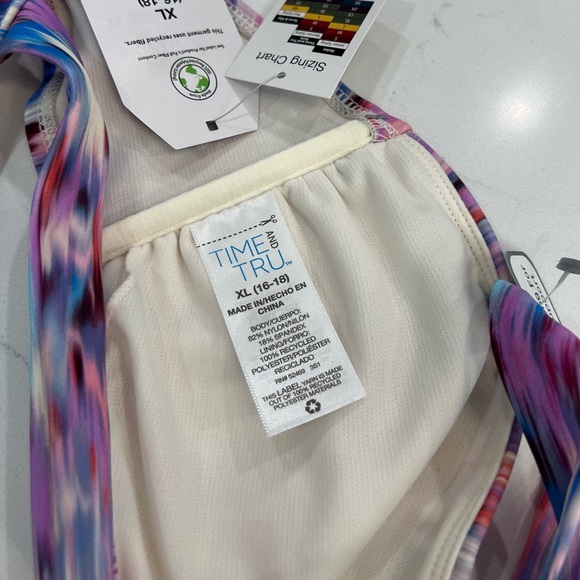 Time and Tru Bikini Top sold by Walmart - Picture 5 of 7